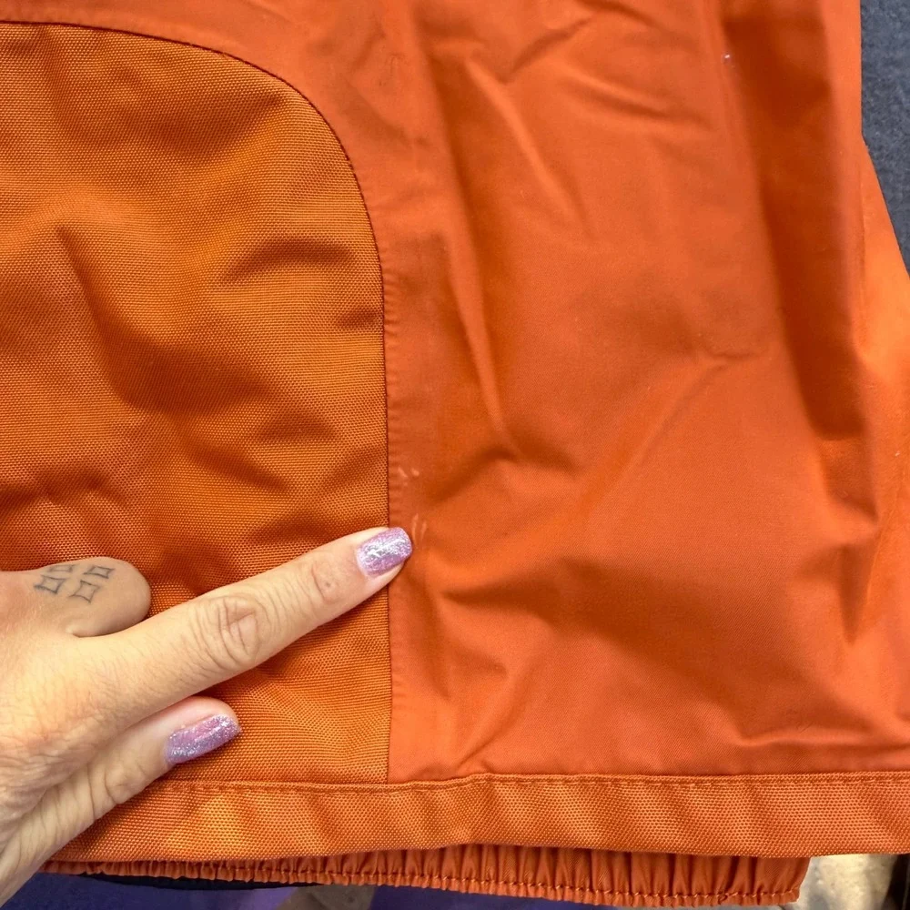 The North Face Mens Freedom Bib Orange DryVent Snow Pants Short Small